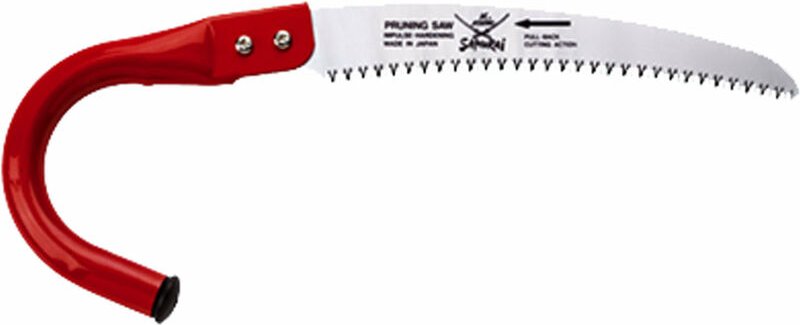 Kurvige Klinge Säge mit Samurai Regenschirmhülle