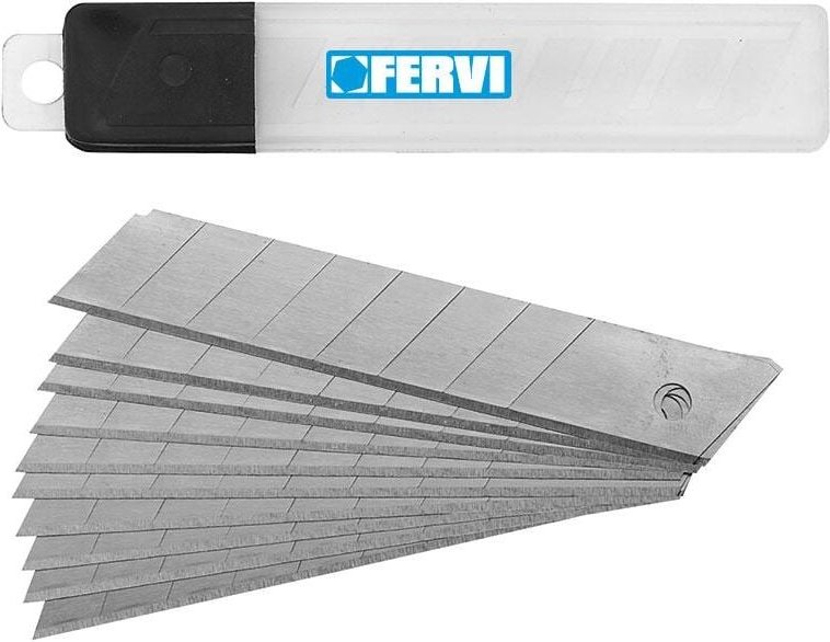 Satz mit 10 25-mm-Klingen fur Cuttermesser Fervi 0792/l