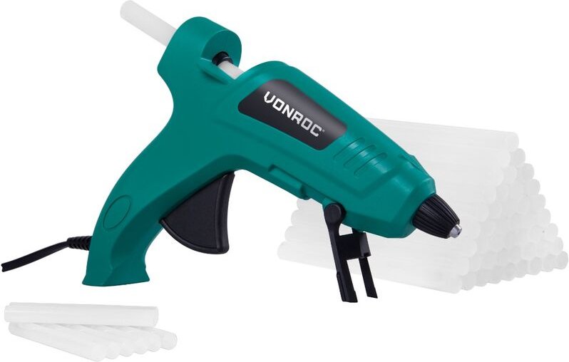 Klebepistole - ⌀ 11,2mm - 70W - Anti-Tropf-Funktion - inkl. 56 Klebstoffpatronen