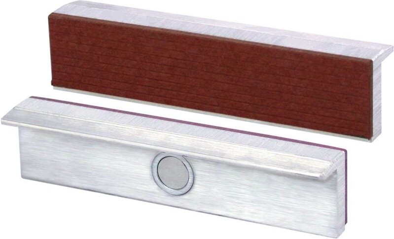 Schraubstockbacken Schutzbacken + Spezialmagnete für Schraubstock 120 mm - Heuer