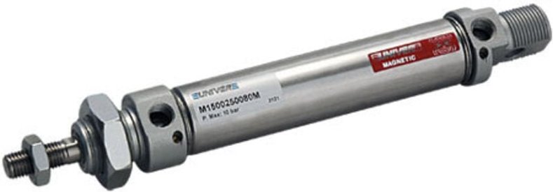 M1000160080M Rundzylinder Hublänge: 80 mm 1 St. - Univer