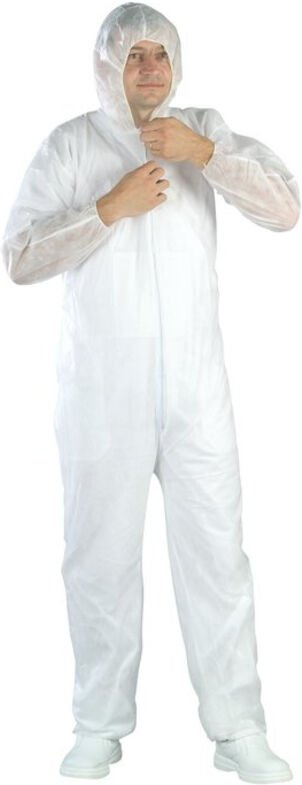 Einweg-Overall Weiß XL