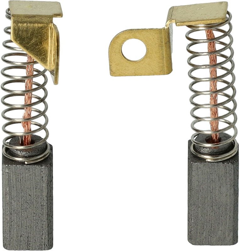 Vhbw - Kohlebürste 12,2 x 6,3 x 6,3 mm kompatibel mit Flex WS702VEA, WSE500 Elektrowerkzeug, Langhalsschleifer + Feder