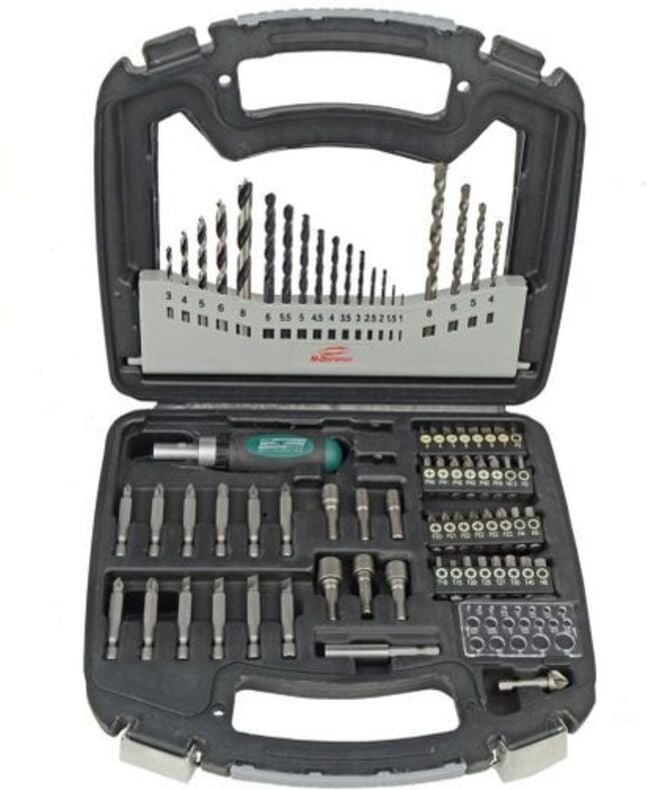 Brüder Mannesmann - M54375 75teilig Bohrer- und Bit-Sortiment