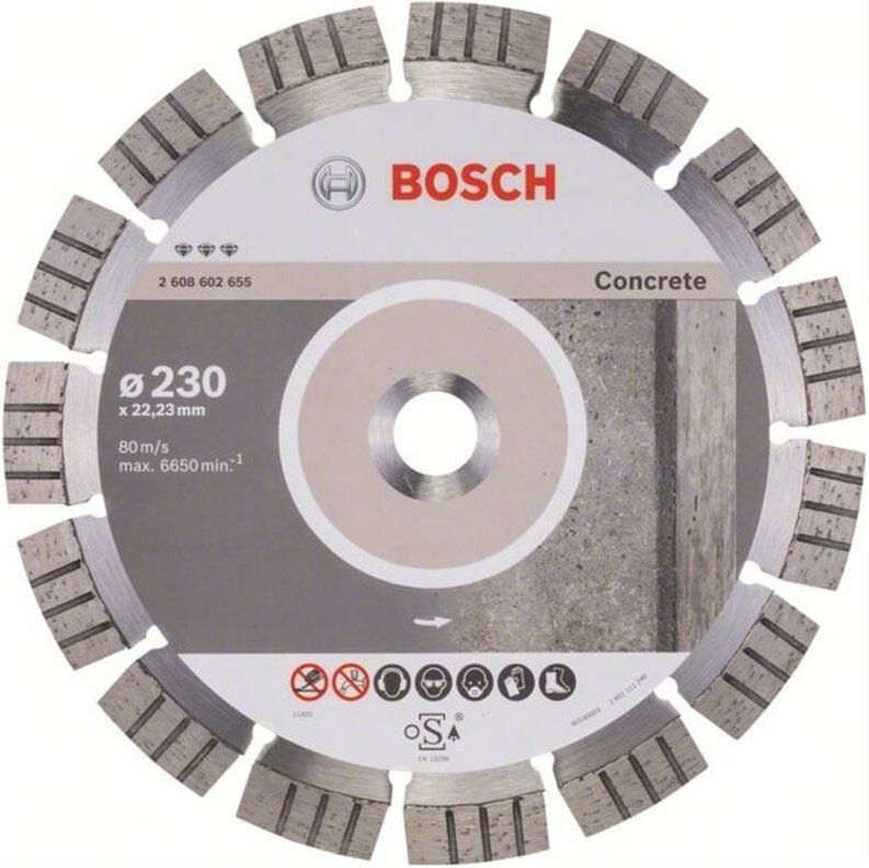 Pro Concrete Diamanttrennscheibe, 230 x 22,23 mm - Bosch