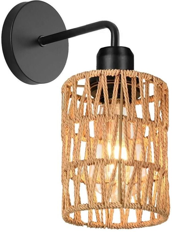 Toolight Wandlampe App1623-1w Boho Beige Black