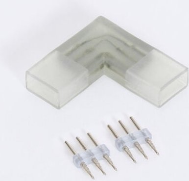 Ledkia - Verbinder Typ 'l' für led Streifen cct 220V ac Breite 14 mm 14 mm