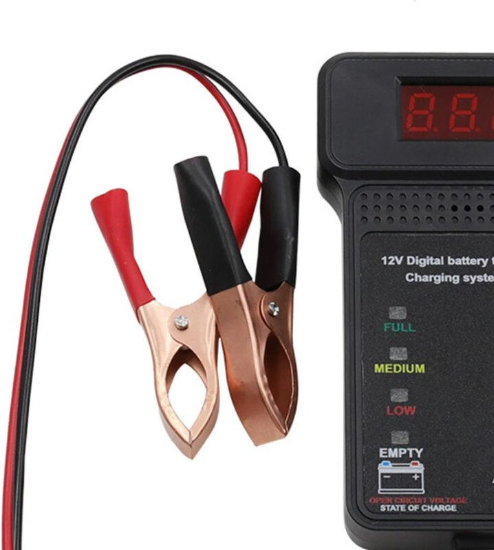 Kfz-Tester/Analysator, universeller 12-V-Kfz-Batterie-/Lichtmaschinentester, automatischer Batterieladetester/Analysator...