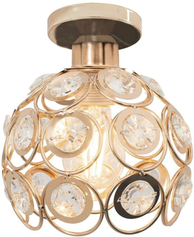 Deckenlampe Kristall Loft Gold App205-1c