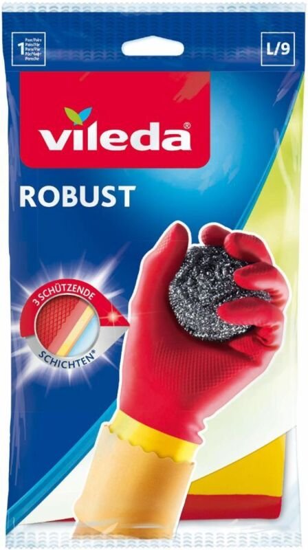 Haushaltshandschuhe Robust Größe l Reinigungshandschuhe - Vileda