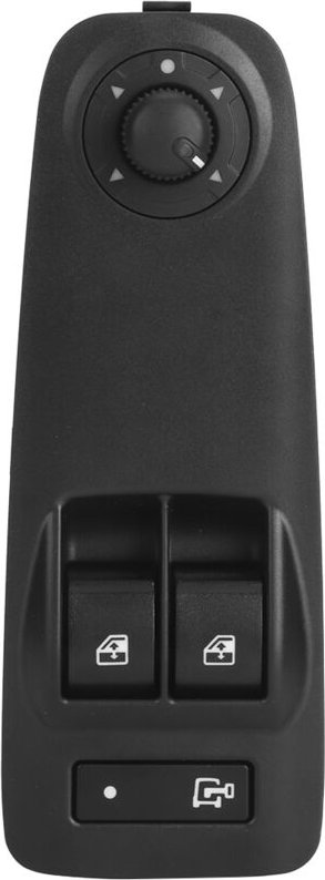 735487419, Integration elektrischer Fensterheberschalter aus Kunststoff, hochfest, schwarz, für Autoersatz Peugeot Boxer...