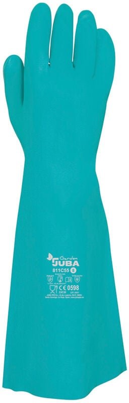 Handschuh für die Arbeit in Satin-Nitril-Pool Größe 10 JUBA