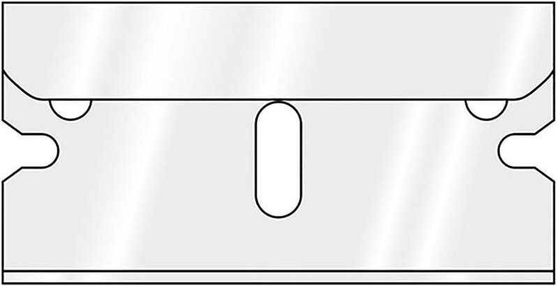 Ersatzklingen für Glasschaber, 10-tlg