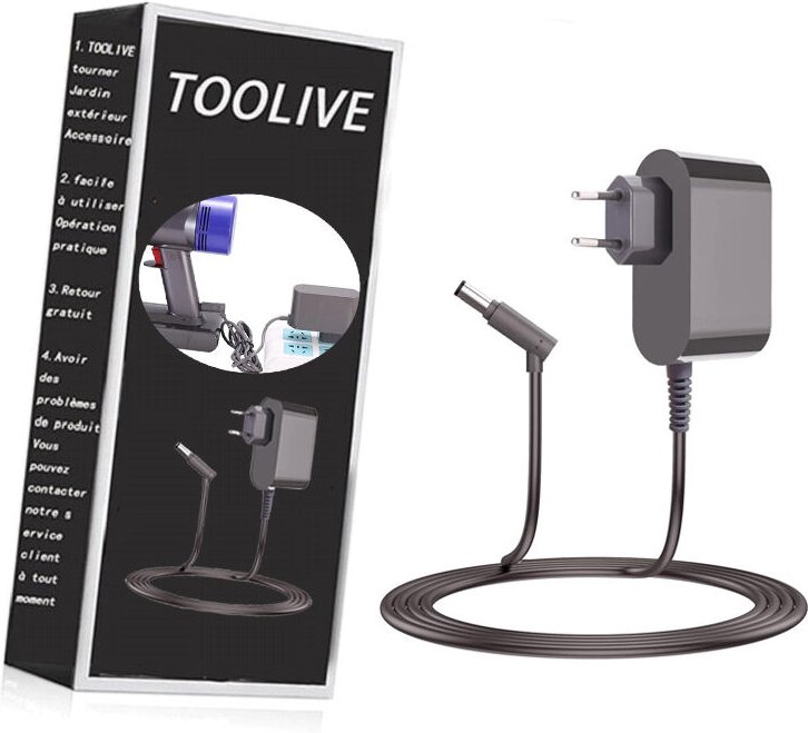 26.1V 780MA Charger for Dyson Animal V6 V7 V8 Absolute Vacuum Cleaner, Battery Power Supply DC58 DC59 DC60 DC61 DC62 DC7...