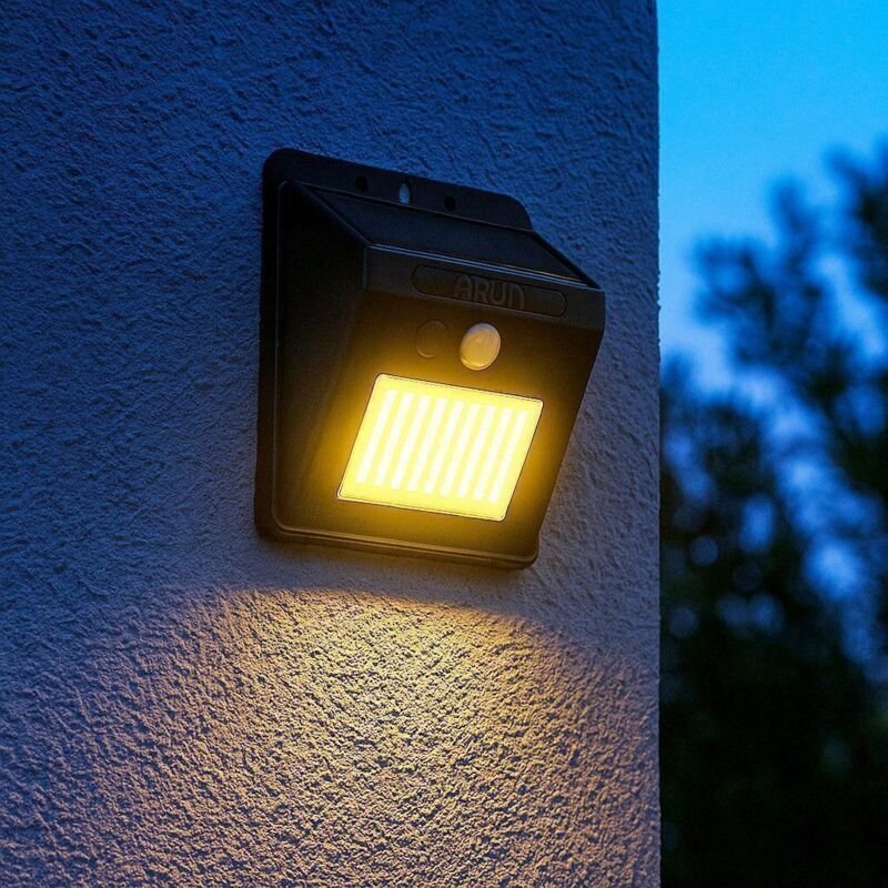 CCT-Solarwandleuchte (Warmweiß und Kaltweiß) rana IP54 220 Lumen