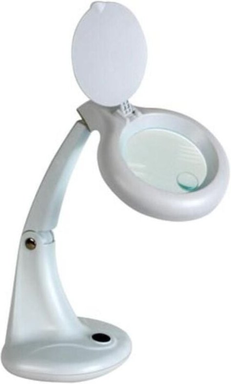 Lupenleuchte - STANDFUß 3 + 12 dioptrien - 12W - WEIß