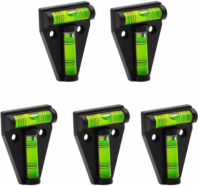 Lablanc - 5-teilige RV-T-Wasserwaage, Mehrzweck-2-Wege-Wasserwaage T-Typ-Wasserwaage für Wohnmobile, Maschinen, Möbel, S...