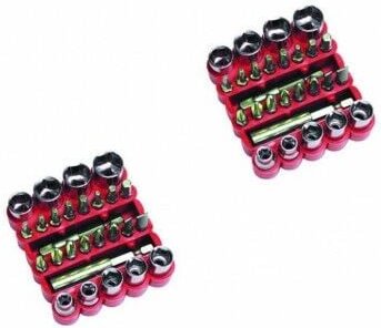 Set mit 27 magnetischen Einsätzen und Kompassen Fer 67805 – 2er-Pack