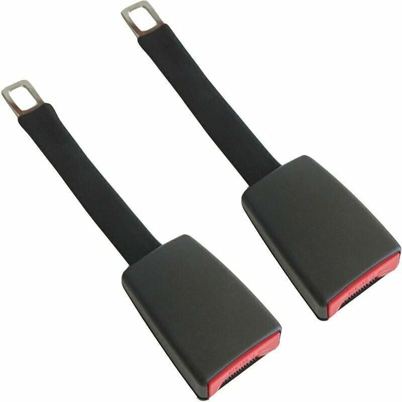 25 cm Auto-Sicherheitsgurtverlängerung – Stahl für 20-22 mm Gurtlaschen – Einfache Montage – 2er-Pack