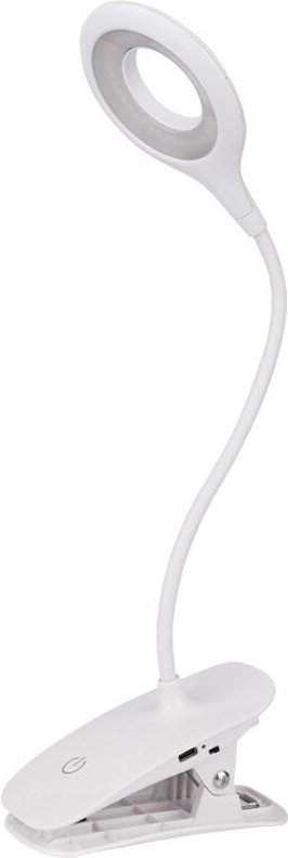 LED-Schreibtischlampe, Leselicht, 1200 mAh, wiederaufladbar, 16 LEDs, 3 Helligkeiten, Nachttischlampe, 360° flexible Tou...