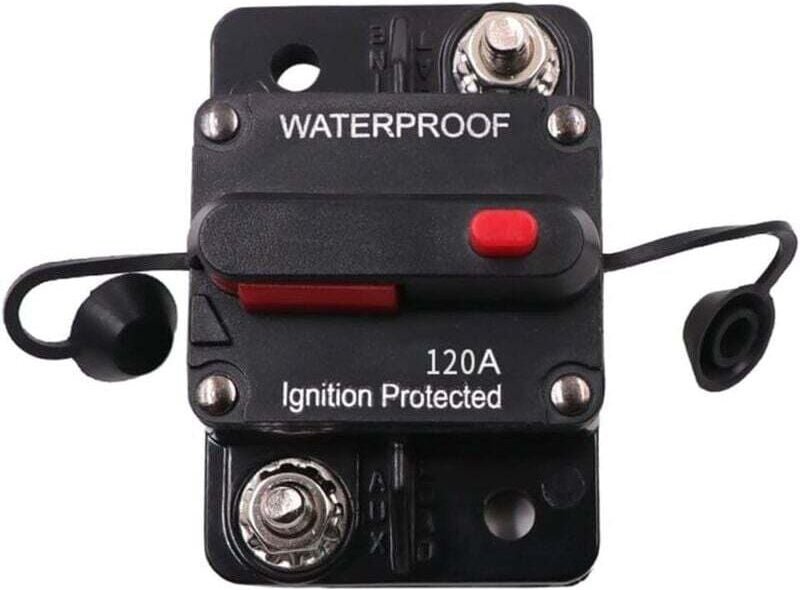 Interruttore automatico per auto da 150 A, interruttore automatico impermeabile da 12 V a 48 V CC con ripristino manuale...
