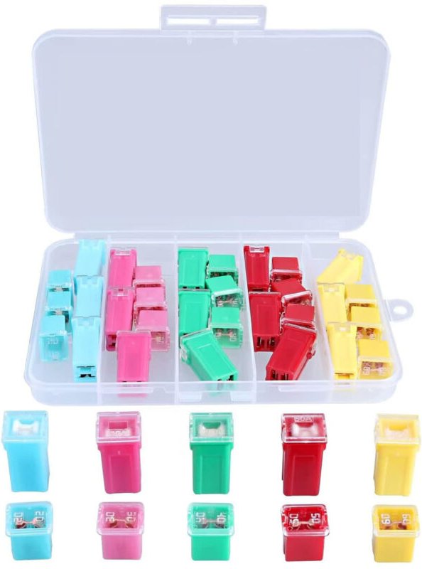 30 stücke Kurze und Kurze Fuß Auto Platz Sicherung Combo Auto Sicherung Combo Kit