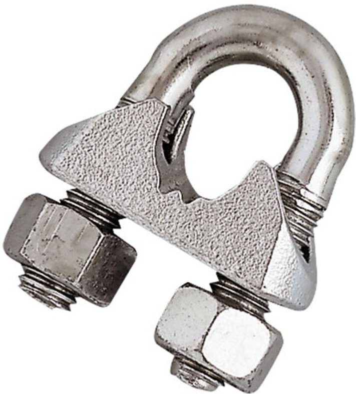 Kabelhalter aus verzinktem Stahl ø14mm, Blister 1 - Chapuis