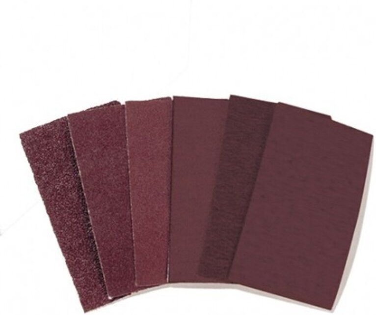 Selbstklebende Schleifpapierrolle für Schleifklotz Classic Breite 73 mm Länge 125 mm Körnung 120, 50 Stück in der Packun...