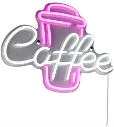 LED Wandleuchte Wandlampe Flurleuchte Coffee Schnurschalter SMD B 40 cm