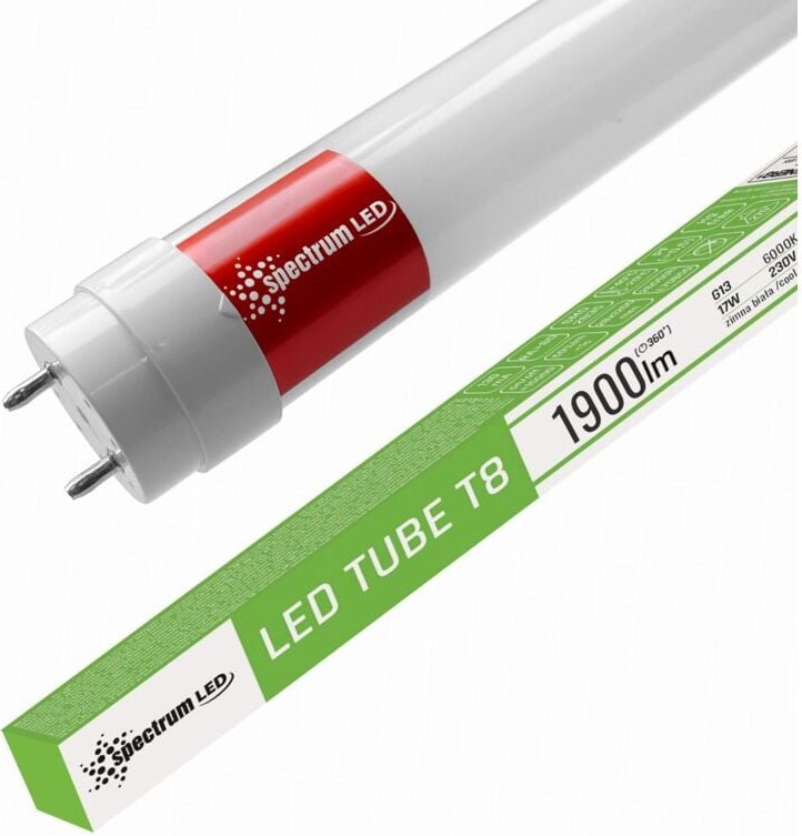 Led-Röhren / Led-Leuchtstoffröhren Cool White 120cm T8 230v 17w Woj+22305