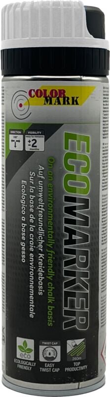 Abwaschbare Sprühkreide 500 ml zum Markieren von Weiß