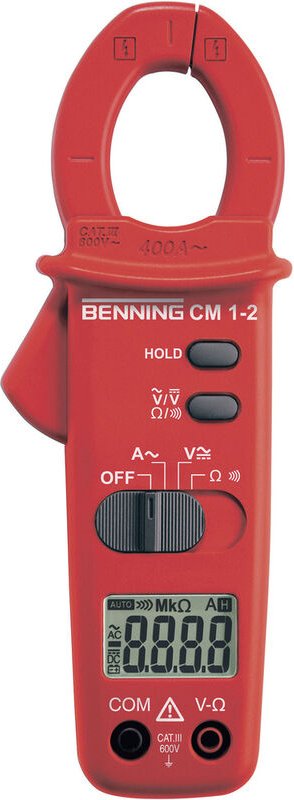 Benning - Stromzangenmultimeter cm 1-2 0,1 A-400 a cat iii 600 v - 44062