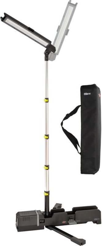 Brennenstuhl - Multi Battery led Akku Teleskop Arbeitsstrahler 6050 ma, 7700lm