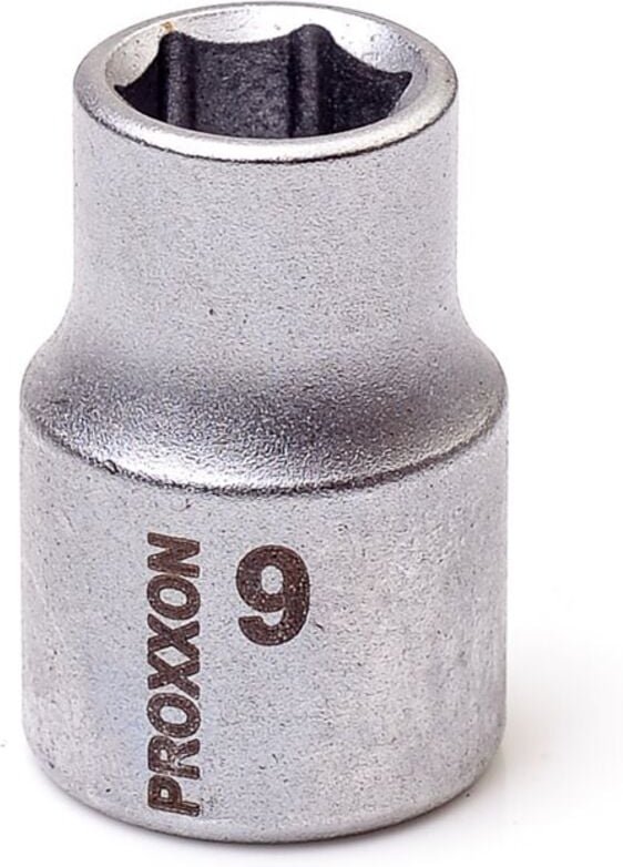 Proxxon 3/8 Zoll Steckschlüsseleinsatz / Nuss 9 mm aus CrV-Stahl