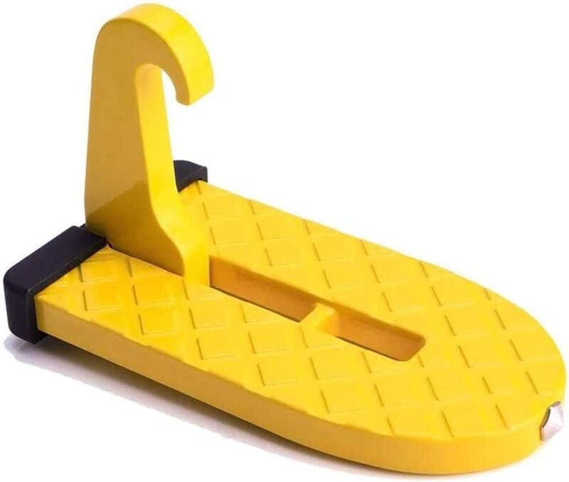 Ymyny - Crediri Faltbare und tragbare Autotürstufe, einfacher Zugang zum Autodach, Verwendung als Sicherheitshammer