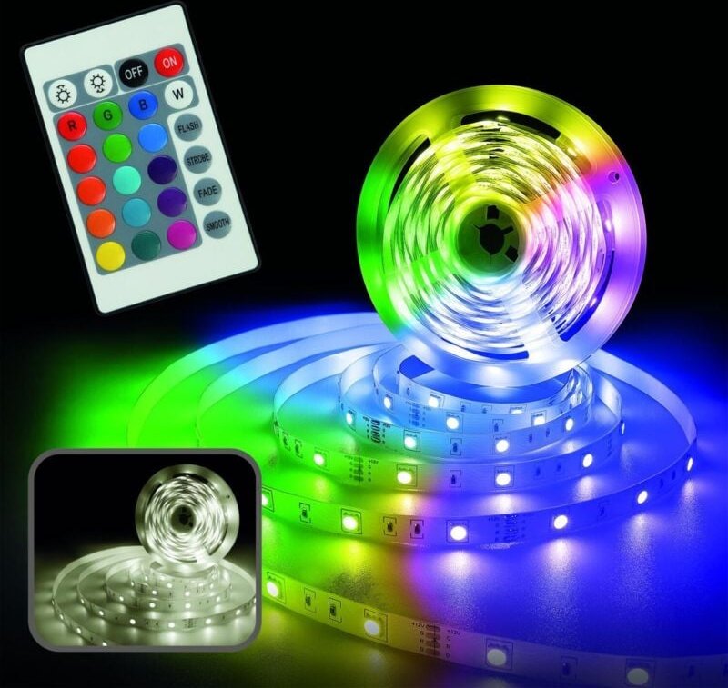 Megalight - Smart LED-Stripe Tuya 3 m rgbw cct Amazon Alexa Hey Google LED-Stripe