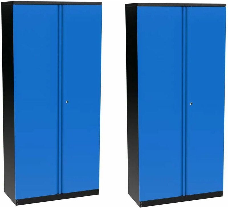 Güde - Werkzeugschrank 85x40x185cm 2x Werkstattschrank Metallschrank Aktenschrank