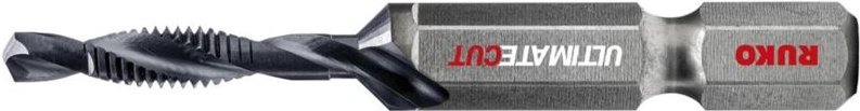 RUKO Kombi-Maschinengewindebohrer Bit HSS M4x0.8 RUnaTEC