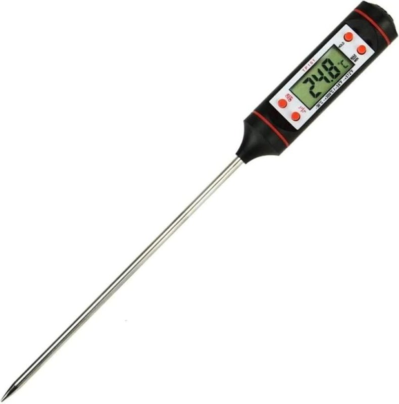 Küchenthermometer zum Kochen von Fleisch, Barbecue, Grillsonde, Braten, BBQ, Räucherofen, Frittieren, Lebensmittelutensi...