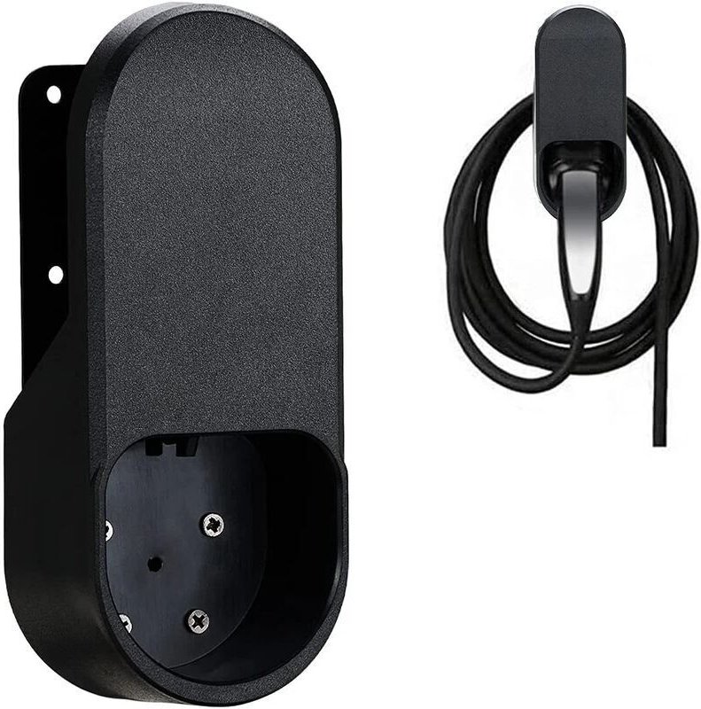 Câble Chargeur EV Connecteur Mural, EV Support Cable Voiture Electrique Organiseur, Support Mural de Chargeur pour Câble...