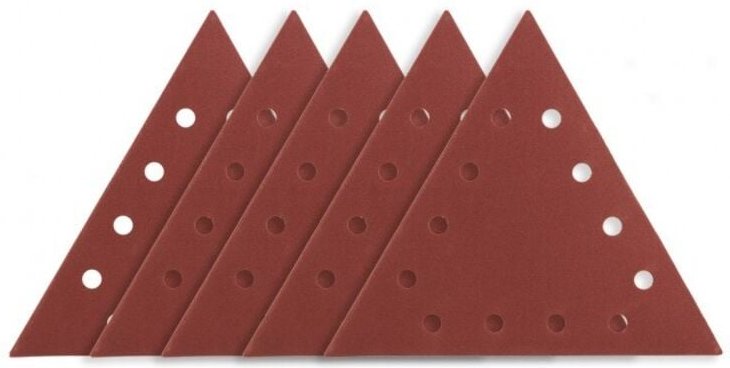 Graphit K180 Dreieckschleifpapier - 5 Stk. für den Schleifer 59G264