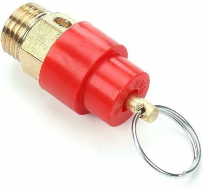 1/4" 120PSI Sicherheitsventil für Luftkompressoren, Sicherheitsventil aus Messing