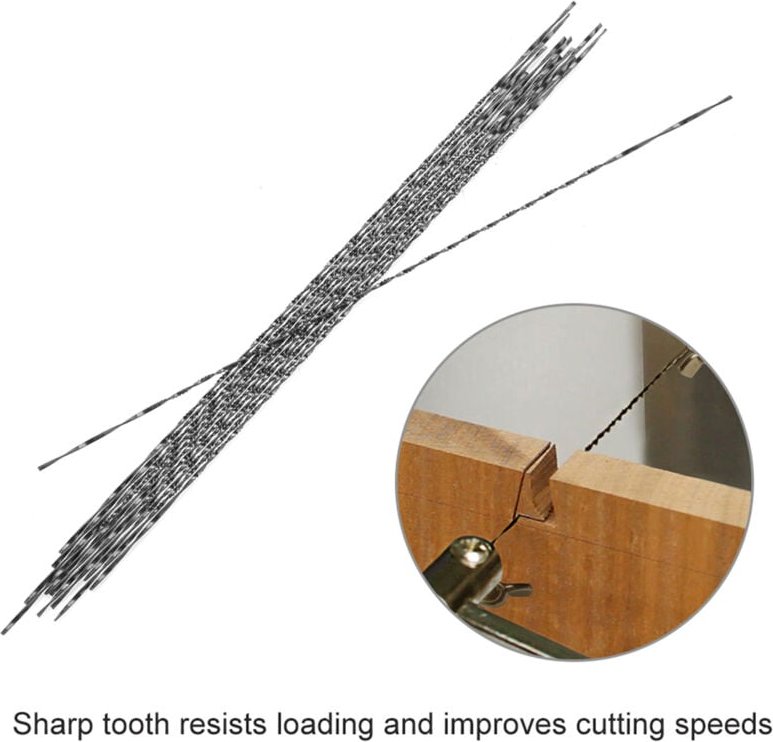 Ej.Life 12 Stücke Kohlenstoffstahl Dekupiersägeblätter Für Holz Metall Kunststoff Schneiden Sägen Schnitzen,Handgemacht ...