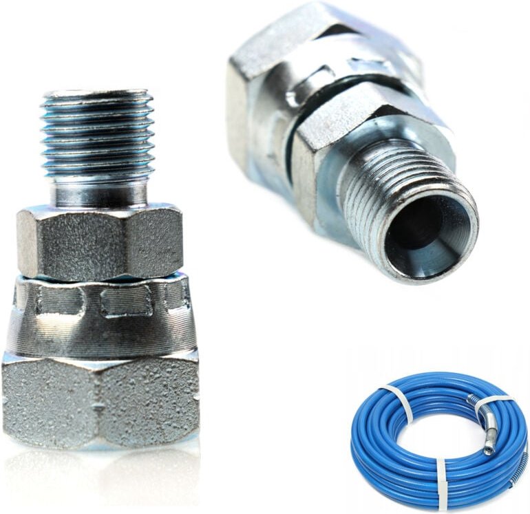 Drehbarer Schlauchadapter 1/4" auf 3/8" für eine Lackieranlage