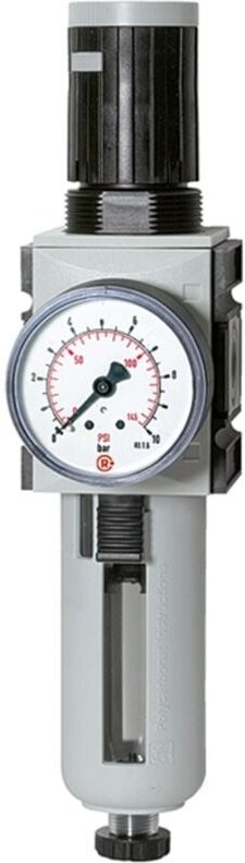 Filterregler »futura«, pc, sk, Mano, bg 4, g 1, 0,5-10 bar, ha - Riegler
