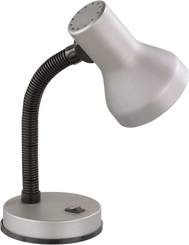 Schreibtischleuchte pronto flexibel Höhe max. 30cm, silber-schwarz