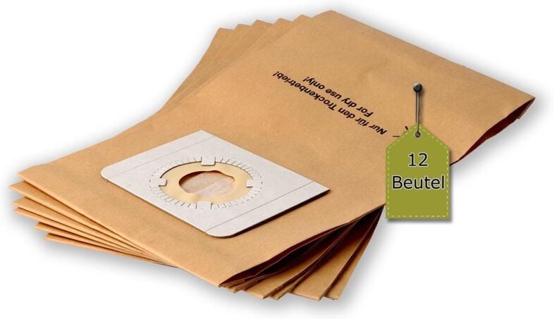 12 Staubsaugerbeutel kompatibel mit Mauk nts 25, 30