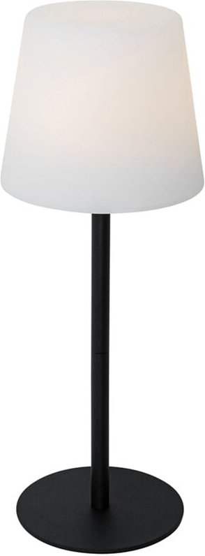 Tischleuchte Schwarz Wiederaufladbar Incl. led und Dimmer IP54 - Jude