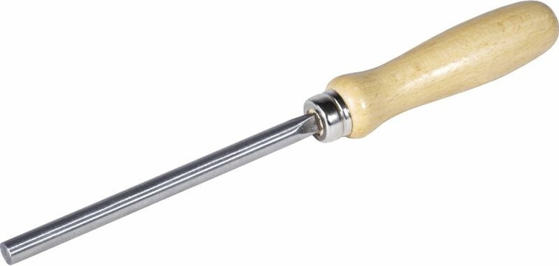 Ziehklingenstahl runde Ausführung mit Holzheft ø 9,5 mm Länge 265 mm - Ulmia