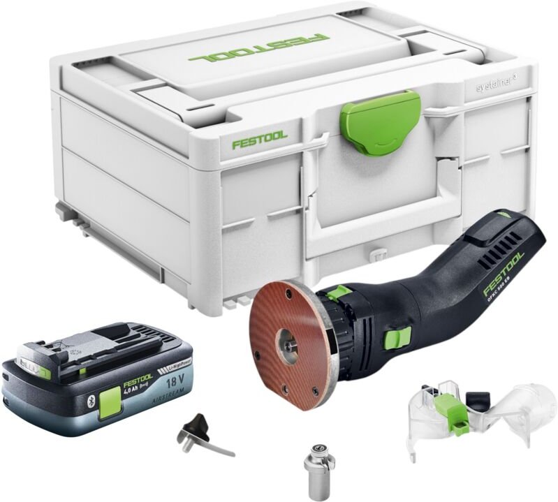 Festool OFKC 500 R3 EB-Basic Akku Kantenfräse 18 V 10 mm Brushless + 1x Akku 4,0 Ah + Systainer - ohne Ladegerät